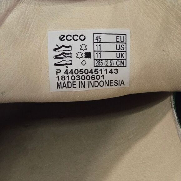 ? ECCO Soft 7 Men\'s Leather Sneaker. Blue Size 11. $170 new. main image 9